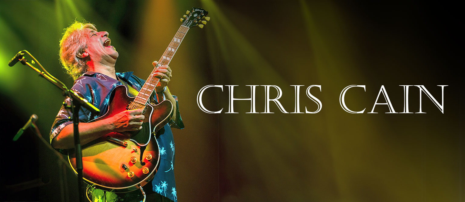 Chris Cain event banner