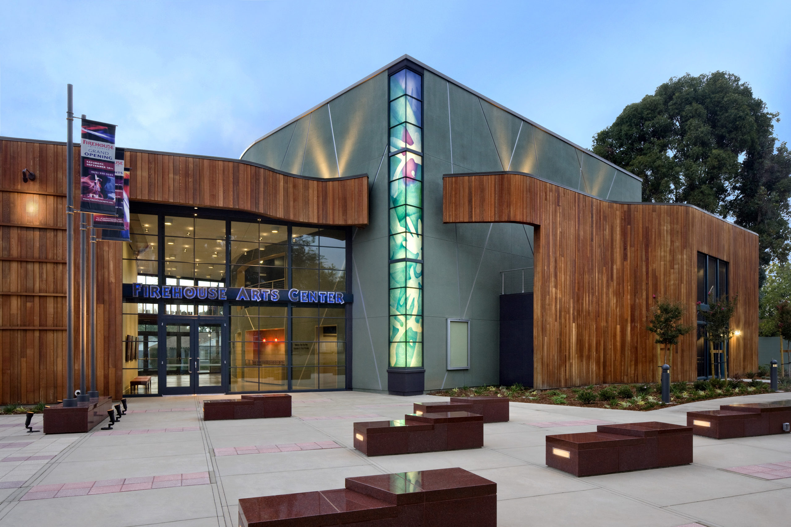 Firehouse-Arts-Center-Parkside-Entrance