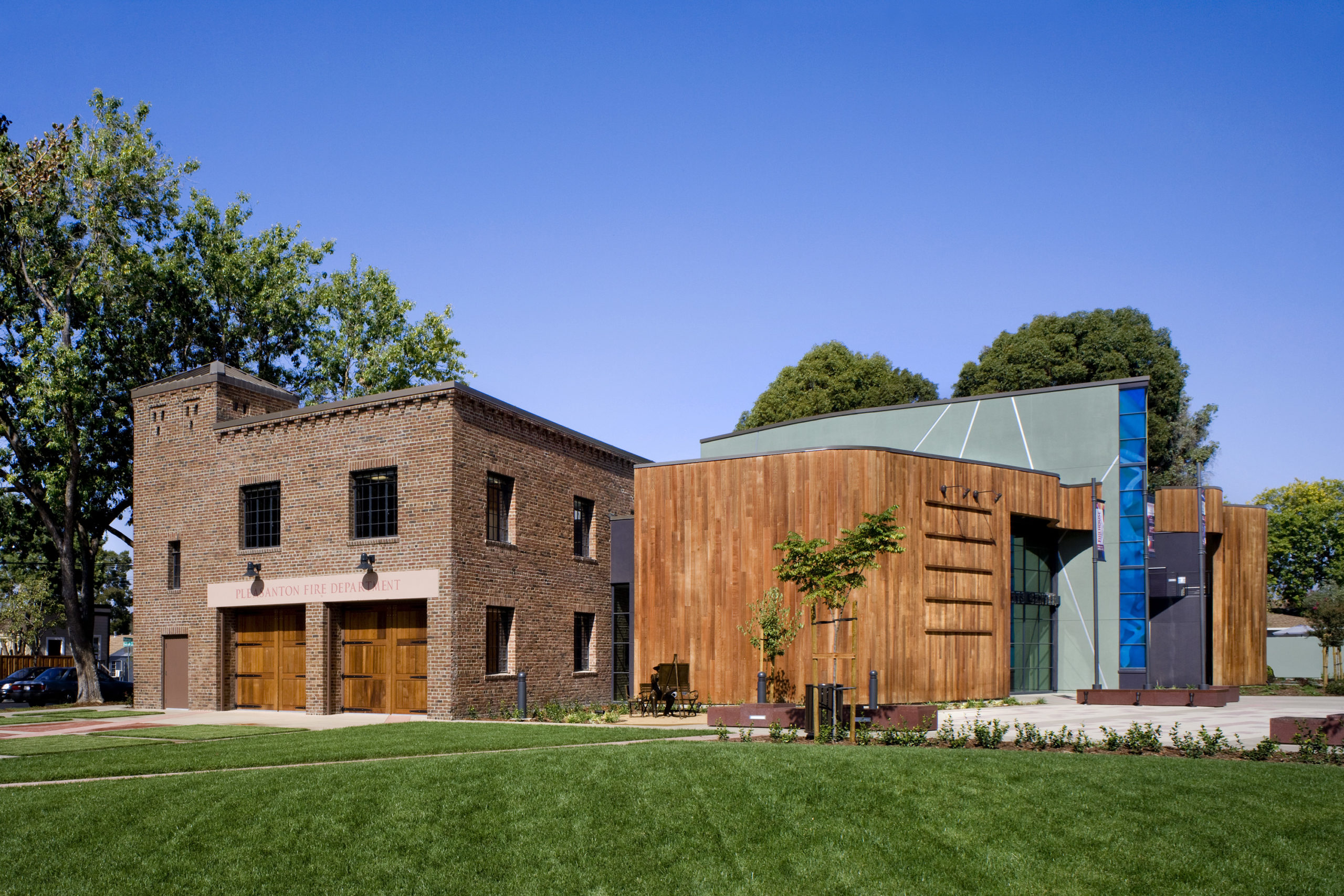 Firehouse-Arts-Center-South-Elevation